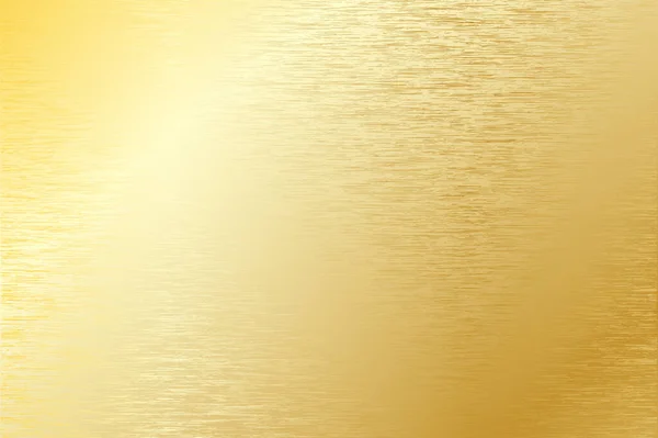 Placa Metal Ouro Escovado Com Reflexos Luz Ilustração Vetorial —  Vetores de Stock