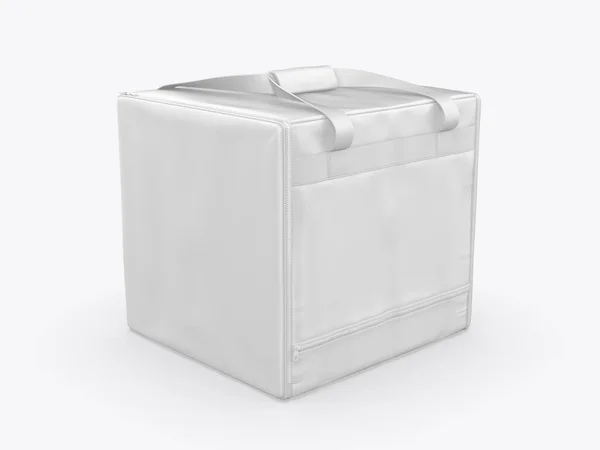 フードデリバリーバッグパックテンプレートモックアップ 3Dイラスト — ストック写真