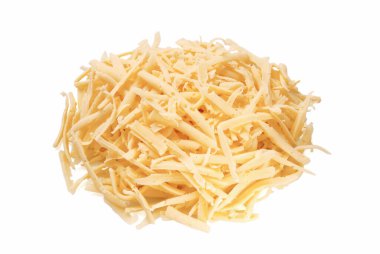 Beyaz arka planda izole edilmiş ızgara peynir. Konsept: İtalyan mutfağı, peyniri, restoranı ve yemeği.