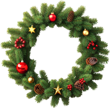 dekorasyonu ile Noel çelenk