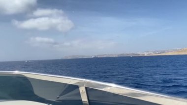 Malta Adası, yattan çekilen görüntüler. Yüksek kalite 4k görüntü