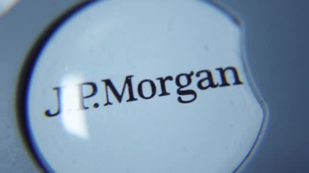 Mellieha Malta 2023 Morgan Bank Security Token Makro Shot Vysoce — Stock video