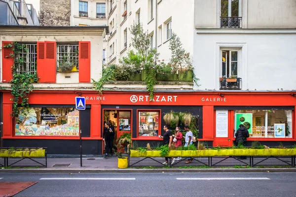 Paris France Octobre 2022 Vue Artazart Librairie Galerie Canal Saint — Photo