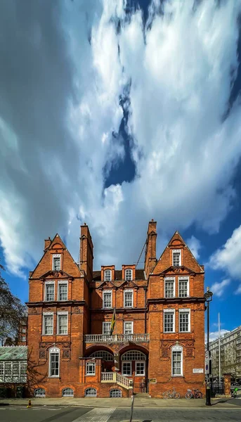 stock image England, United Kingdom, April 17th 2023, view of the High Commission of Jamaica building in the Royal Borough of Kensington and Chelsea