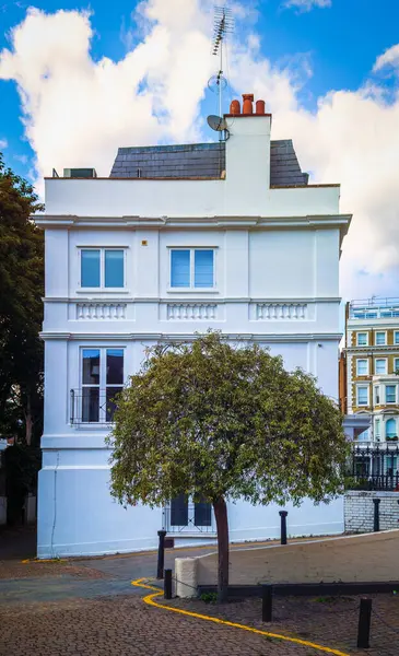 Stock image England, United Kingdom, Aug 30th 2023,view of some home in the Royal Borough of Kensington and Chelsea