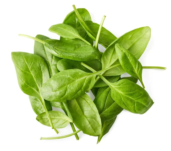 Ramo Espinacas Hoja Verde Fresca Alimentación Saludable Vegetal Orgánico Natural — Foto de Stock