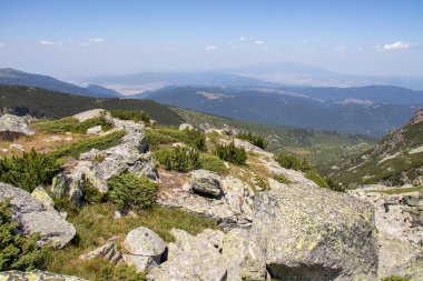 Rila Dağı inanılmaz manzara yakın korkunç göl, Bulgaristan