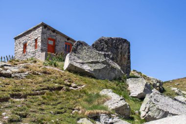 Rila Dağı inanılmaz manzara yakın korkunç göl, Bulgaristan