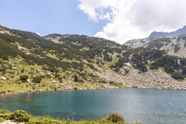 Bulgaristan 'ın Pirin Dağı' ndaki Banderitsa Nehri yakınlarındaki inanılmaz manzara