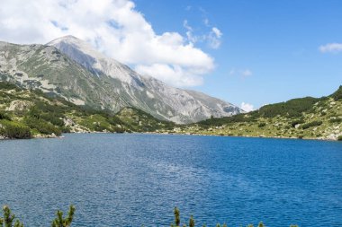 Bulgaristan 'ın Pirin Dağı' ndaki Banderitsa Nehri yakınlarındaki inanılmaz manzara