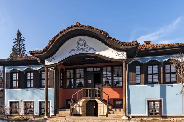 Koprivshtitsa Bulgaria January 2020 Typical Street Old Houses Historical Town — Stock Photo, Image