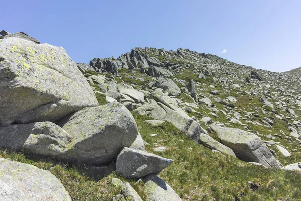 Bulgaristan 'ın Kalin zirvesi yakınlarındaki Rila Dağı' nın İnanılmaz Yaz Manzarası