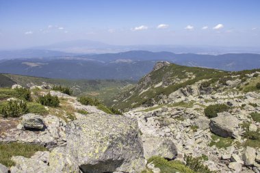 Rila Dağı inanılmaz manzara yakın korkunç göl, Bulgaristan
