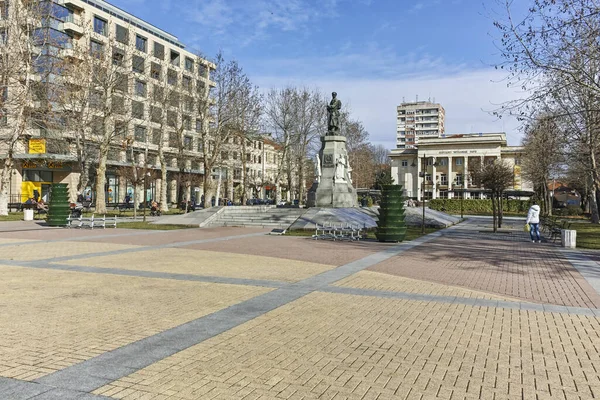 Haskovo Bulgária Fevereiro 2019 Vista Panorâmica Incrível Cidade Haskovo Bulgária — Fotografia de Stock