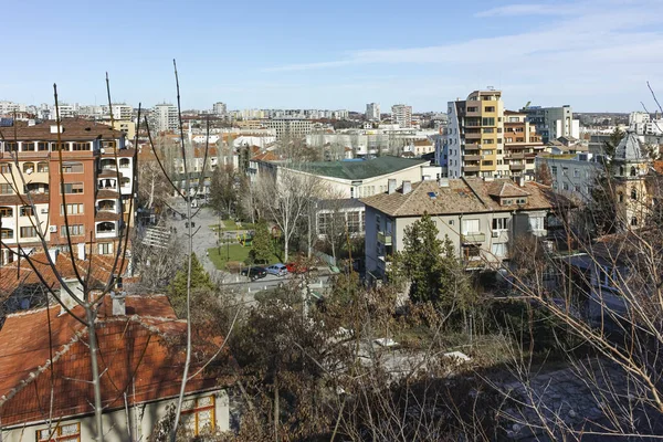 Haskovo Bulgaria Febbraio 2019 Incredibile Vista Panoramica Sulla Città Haskovo — Foto Stock