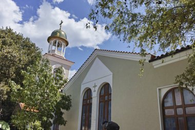 SOZOPOL, BULGARIA -  AUGUST 10, 2018: Typical Street and Building at Old town of Sozopol, Burgas Region, Bulgaria
