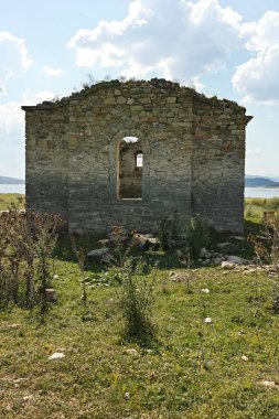 Zhrebchevo Barajı Panoraması, Sliven Bölgesi, Bulgaristan