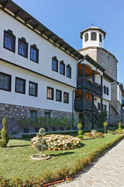 St. Başmelek Michael 'ın Ortaçağ Lesnovo Manastırı ve Lesnovo' nun Aziz Keşiş Cebrail 'i, Probistip bölgesi, Kuzey Makedonya