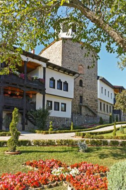 St. Başmelek Michael 'ın Ortaçağ Lesnovo Manastırı ve Lesnovo' nun Aziz Keşiş Cebrail 'i, Probistip bölgesi, Kuzey Makedonya