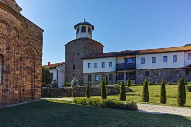 St. Başmelek Michael 'ın Ortaçağ Lesnovo Manastırı ve Lesnovo' nun Aziz Keşiş Cebrail 'i, Probistip bölgesi, Kuzey Makedonya