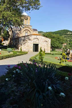 St. Başmelek Michael 'ın Ortaçağ Lesnovo Manastırı ve Lesnovo' nun Aziz Keşiş Cebrail 'i, Probistip bölgesi, Kuzey Makedonya