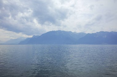 VEVEY, SWitzERLAND - 19 Haziran 2023: Vevey, Vaud Kantonu, İsviçre