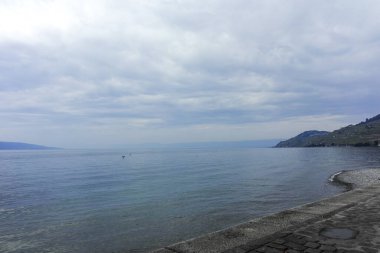 VEVEY, SWitzERLAND - 19 Haziran 2023: Vevey, Vaud Kantonu, İsviçre