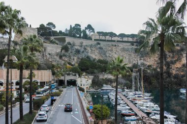 Monte CARLO, Monako - 26 Ocak 2024: Monte Carlo, Monako 'nun Muhteşem Panoraması