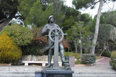 Monte CARLO, Monako - 26 Ocak 2024: Monte Carlo, Monako 'nun Muhteşem Panoraması