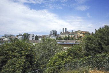 LAUSANNE, SWitzERLAND - 18 Haziran 2023: Vaud Kantonu, İsviçre