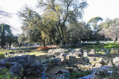GÜZEL, FRANCE - 28 Ocak 2024: Nice, Provence Alpes-Cote d 'Azur, Fransa' nın Muhteşem Panoraması