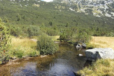 Amazing Landscape of Rila mountain near The Fish Lakes (Ribni Ezera), Bulgaria