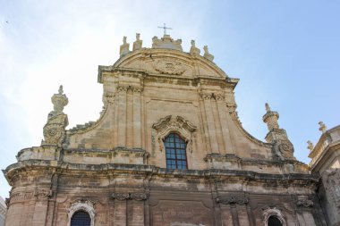 Monopoli, İtalya - 13 Mayıs 2024: Eski Monopoli Kasabası, Apulia Bölgesi, İtalya