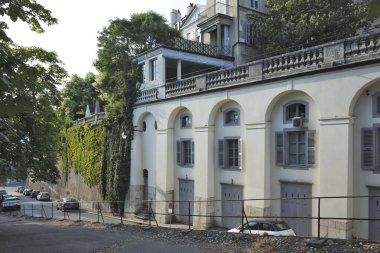 GENEVA, SWitzERLAND - 18 Haziran 2023: İsviçre 'nin Cenevre kentinin Panorama' sı