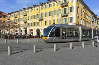 GÜZEL, FRANCE - 28 Ocak 2024: Nice, Provence Alpes-Cote d 'Azur, Fransa' nın Muhteşem Panoraması