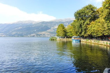 IOANNINA, GREECE - 27 AĞUSTOS 2023: Ioannina, Epirus, Yunanistan
