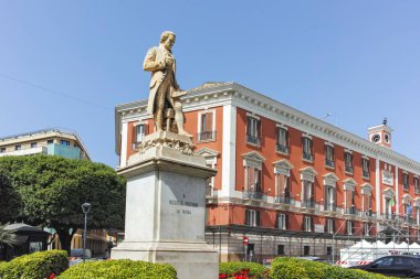 BARI, İtalya - 16 Mayıs 2024: Bari, Apulia Bölgesi, İtalya 'nın Eski Kasabası' nın inanılmaz manzarası