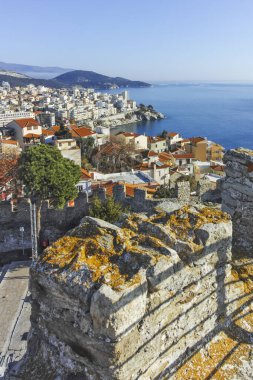 Eski Kavala kentinin Panorması, Doğu Makedonya ve Trakya, Yunanistan