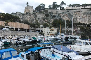 Monte CARLO, Monako - 26 Ocak 2024: Monte Carlo, Monako 'nun Muhteşem Panoraması