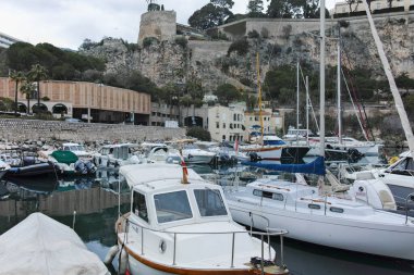 Monte CARLO, Monako - 26 Ocak 2024: Monte Carlo, Monako 'nun Muhteşem Panoraması