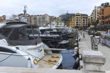 Monte CARLO, Monako - 26 Ocak 2024: Monte Carlo, Monako 'nun Muhteşem Panoraması