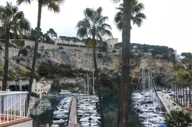 Monte CARLO, Monako - 26 Ocak 2024: Monte Carlo, Monako 'nun Muhteşem Panoraması