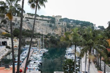 Monte CARLO, Monako - 26 Ocak 2024: Monte Carlo, Monako 'nun Muhteşem Panoraması