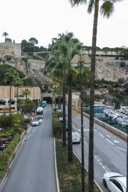 Monte CARLO, Monako - 26 Ocak 2024: Monte Carlo, Monako 'nun Muhteşem Panoraması