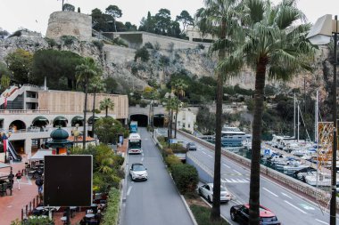 Monte CARLO, Monako - 26 Ocak 2024: Monte Carlo, Monako 'nun Muhteşem Panoraması