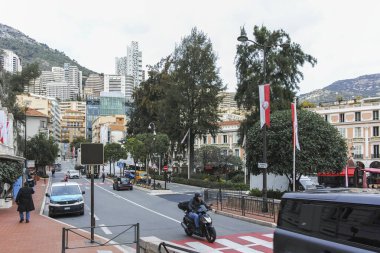 Monte CARLO, Monako - 26 Ocak 2024: Monte Carlo, Monako 'nun Muhteşem Panoraması