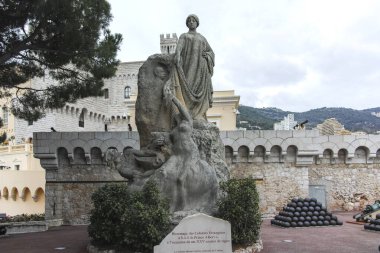 Monte CARLO, Monako - 26 Ocak 2024: Monte Carlo, Monako 'nun Muhteşem Panoraması