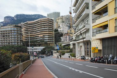 Monte CARLO, Monako - 26 Ocak 2024: Monte Carlo, Monako 'nun Muhteşem Panoraması