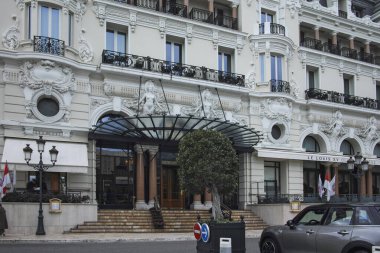 Monte CARLO, Monako - 26 Ocak 2024: Monte Carlo, Monako 'nun Muhteşem Panoraması