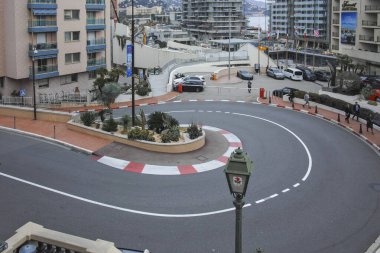 Monte CARLO, Monako - 26 Ocak 2024: Monte Carlo, Monako 'nun Muhteşem Panoraması